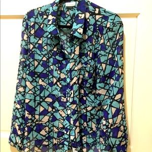 🔷LIZ CLAIBORNE Abstract Blouse 🔷
